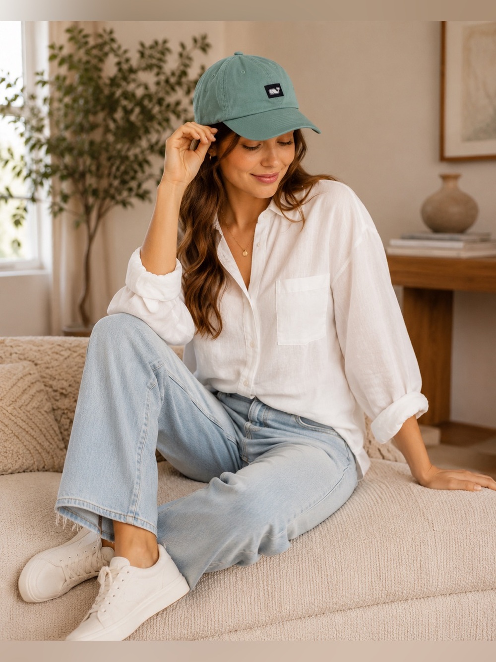Vineyard Vines Teal Baseball Cap 🌴☀️ - Picture 3 of 9
